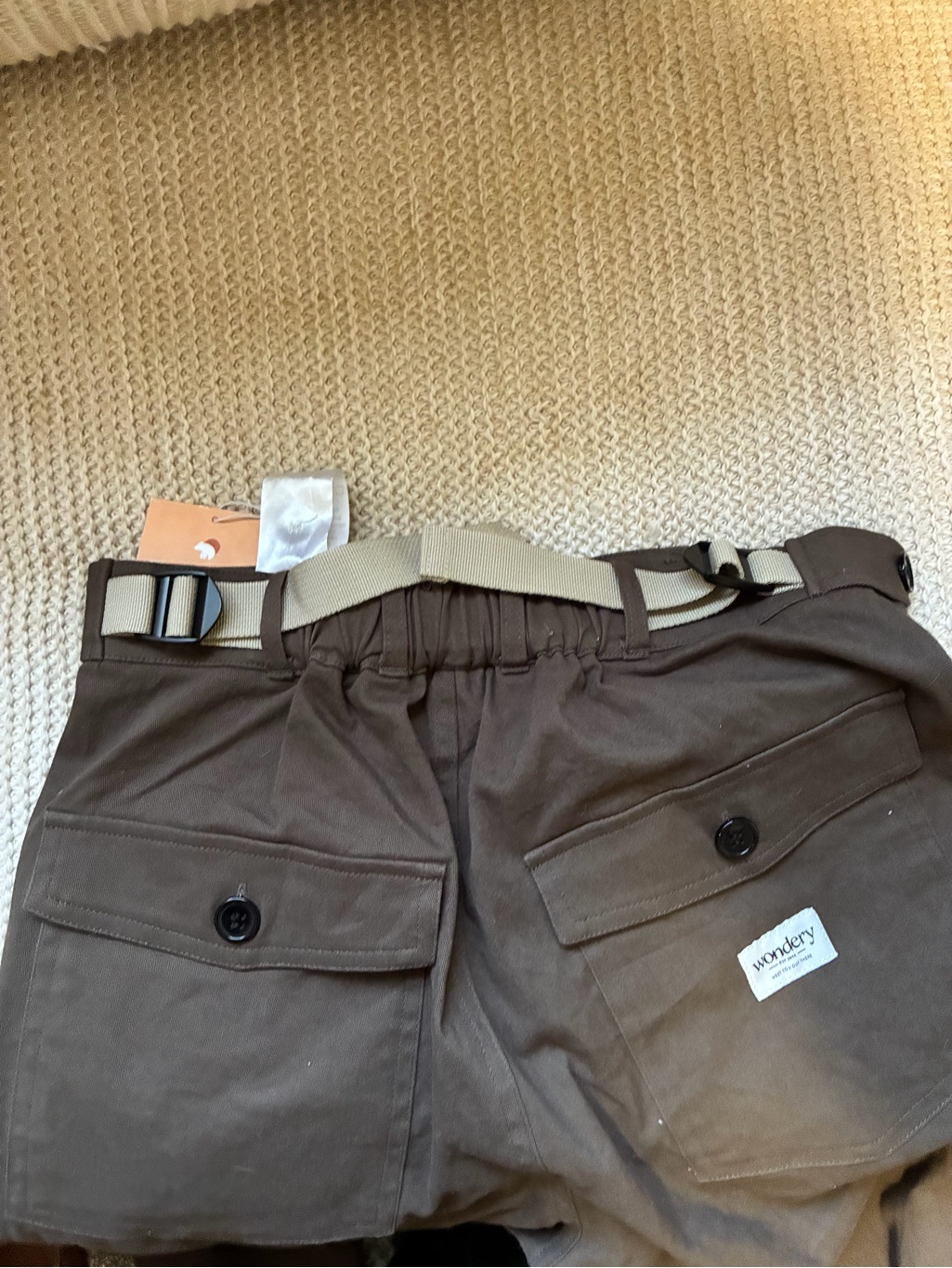 Wondery Outdoors Brown Cargo Jogger Pants For Women - Size Small Short Length — image 6 of 8